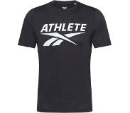 Reebok Athlete Vector Graphic Short Sleeve T-shirt Musta 2XL Mies