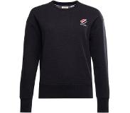 Superdry Sportstyle Essential Crew Sweatshirt Musta S Nainen