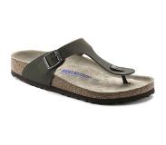 Birkenstock - GIZEH Kids Birko-Flor Narrow - Green Nubuck