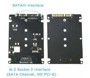 Huvipiste M.2 SSD NGFF (B+M) - 2.5" SATA III SSD Adapter