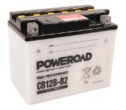 Poweroad cb12b-b2 akku 12v 12ah 160x90x130mm