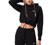 ICANIWILL Adjustable Cropped Hoodie Black Wmn