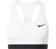 Nike Dri Fit Swoosh Medium Impact Sports Bra Valkoinen XS