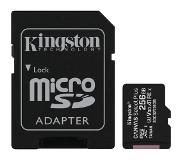 Kingston 256 Gt Canvas Select Plus + SD-adapteri