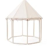 Kids Concept - Pavilion Play Tent Off-white - 3 - 10 years - White
