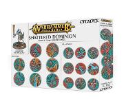 Games Workshop Warhammer Age of Sigmar : Shattered Dominion 25 & 32mm Round Bases BUNDLE