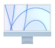 Apple iMac 24", (M1 8C CPU, 8C GPU), 8 Gt, 256 Gt SSD, MacOS - All-in-one, Sininen