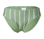 Roxy PT Body Reg Bikini Bottom vneyrd green will stripes Koko S