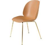Gubi Beetle tuoli, puolimatta messinki - amber brown