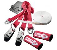 Slackline-Tools - Clip'n Slack Set 15 m - Slackline 15 m, red/white