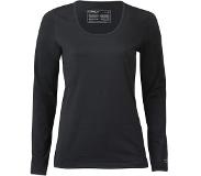 Engel Sports - Women's Shirt II L/S - Merinovilla-alusvaatteet M, musta