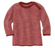 Disana - Kid's Melange-Pullover - Merinovillapulloverit 86/92, vaaleanpunainen/punainen