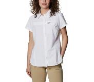 Columbia Women's Silver Ridge Novelty Short Sleeve Shirt Valkoinen L