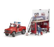 BRUDER Fire Park With Land Rover And Fireman 3-6 Years