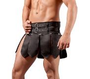 Svenjoyment Underwear Gladiator Skirt Kahdella Vyöllä - Musta - XL