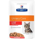 Hill's Pet Nutrition Hill's Feline c/d Stress Salmon Wet 12 x 85 g