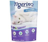 Tigerino Crystals Lavendel -kissanhiekka, laventeli - säästöpakkaus: 3 x 5 l