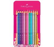 Faber-Castell Sparkle colour pencil.12 pc in tin box