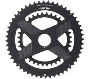 Rotor Direct Mount Round Ring Noq Chainring Musta 50/34t
