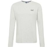 Superdry Vintage Logo Embroidered Long Sleeve T-shirt Harmaa S Mies