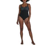 Speedo Contourlustre Printed Swimsuit Musta UK 42 Nainen
