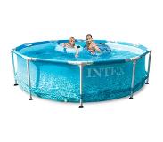 Intex - Beachside Metal Frame Pool Set (Filter Pump) 4.485 L (28208)