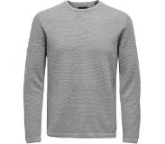 Only & Sons Panter Life 12 Struc Sweater Harmaa M Mies