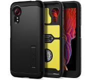 Spigen Tough Armor Puhelinkuori Samsung Galaxy Xcover 5 -puhelimelle, musta