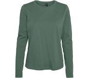 Vero Moda Paula Long Sleeve T-shirt Vihreä XS Nainen