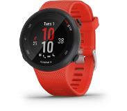 Garmin Forerunner 45 GPS Smartwatch, black/lava red