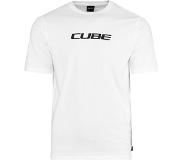 Cube Organic Paita Klassinen logo Miehet, valkoinen 2022 S T-paidat