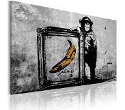 Artgeist Kuva - Inspired by Banksy - black and white
