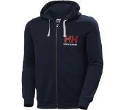 Helly Hansen Logo Full Zip Sweatshirt Sininen M Mies