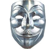 No name Anonymous Mask - Guy Fawkes / V For Vendetta - Hopea Silver