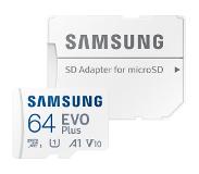 Samsung MICRO SD EVO+ 64GB WITH SD ADAPTER (2021)