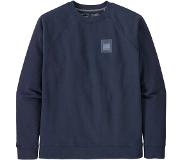 Patagonia - Alpine Icon Regen. Organic Pilot Cotton Crew Sweatshirt - Pulloverit XL, musta/sininen