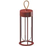 Flos In Vitro Unplugged Pöytävalaisin - Ulkovalaistus Lasi Terracotta - F018E21K025