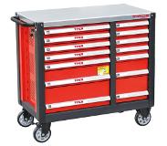 Timco Elite 14 ltk 489-osainen Työkaluvaunu Työkaluilla