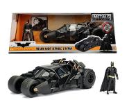 Jada Batman The Dark Knight Batmovil 2008 Metal Car+figure Figure Musta