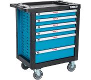 Timco 6 ltk 220-osainen työkaluvaunu työkaluilla, sininen