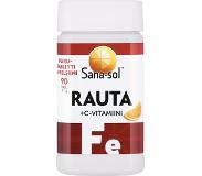 Sana-Sol Rauta+C-vitamiini 90 purutabl. ravintolisä