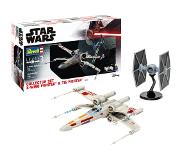 Revell Gift Set Star Wars X-Wing Fighter + TIE Fighter 1:57 1:65 pienoismalli
