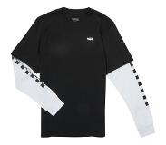 Vans Long Check Twofer Long Sleeve T-shirt Musta M Poika