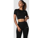 ICANIWILL Define Seamless Cropped T-shirt, Black