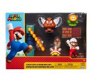Super Mario Nintendo Super Mario Lava Castle Diorama Leikkisetti