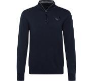 Gant Classic Cotton Half-Zip Sweater Evening Blue