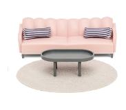 Lundby - Basic Livingroom Set - 3 - 10 years - Pink
