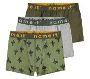 Name it Childrenunderpants Night Cactus 3 Units Boxer Musta 11-12 Years Poika