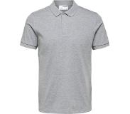 Selected Paris Short Sleeve Polo Harmaa 2XL Mies