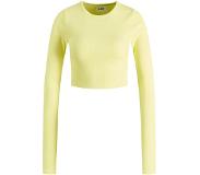 Jack & Jones Feline Rib Long Sleeve T-shirt Jjxx Keltainen XL Nainen